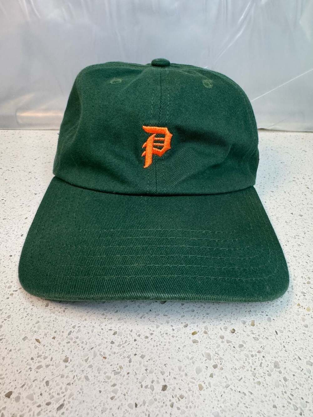 Primitive x My Hero Academia Bakugo Green Strapback Hat